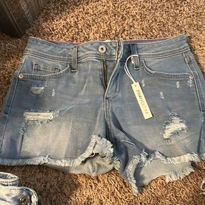 Brand new denim shorts